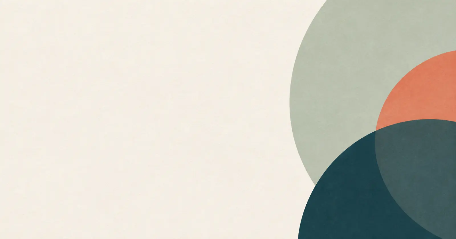 Abstrakt illustration med fokuserad form och lugn digital riktning